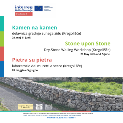 Stone upon stone: Dry-Stone Walling Workshop (Kregolišče)